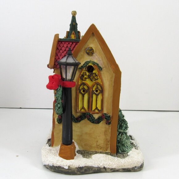 Cobblestone Corners Collectibles Battery Operated Light up Church Working - Picture 3 of 8